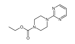 1-Piperazinecarboxylic acid, 4-(2-pyrimidinyl)-, ethyl ester结构式