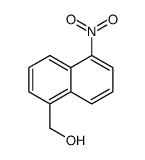 (5-硝基萘-1-基)-甲醇结构式